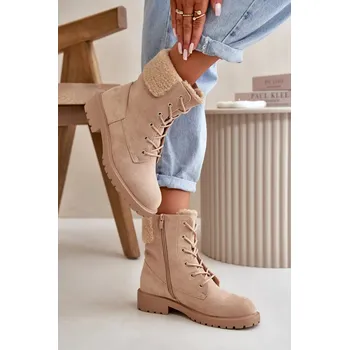 Dámská zimní obuv Dámské zimní kotníkové boty se zipem a kožíškem Step in style, 39 i240_199082_2:39