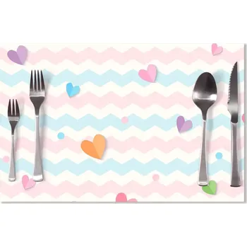 prostírání Sablio Prostírání Barevná srdíčka: 40x30cm