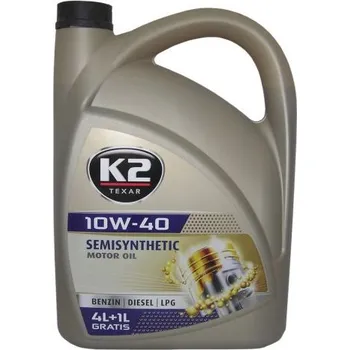 Provozní kapalina K2 O2045S TEXAR BENZIN, DIESEL, LPG - motorový olej polosyntetický 10W-40 - 5L