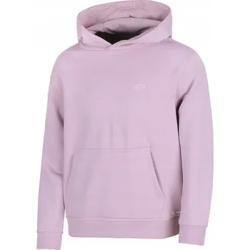 Dívčí mikina 4F ZATEPLENÁ DÍVČÍ JUNIORSKÁ MIKINA KLOKANKA S KAPUCÍ / vel 158