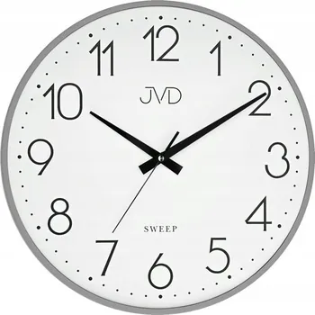 Hodiny Nástěnné hodiny JVD šedé 40 cm