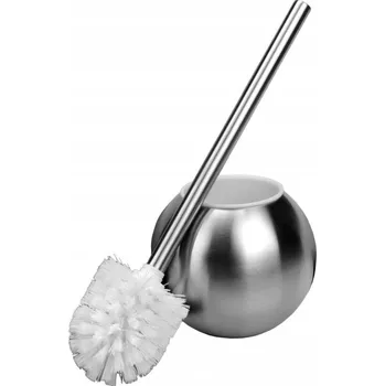 WC štětka WC kartáč nerezový STILLO BÍLÝ