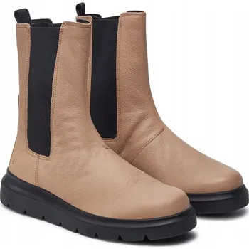 Dámské kozačky Dámské kožené Chelsea boty ECCO Nouvelle, vysoké kotníkové boty EU 41