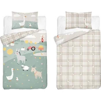 Povlečení Sada povlečení Detexpol 100 x 135 cm béžová