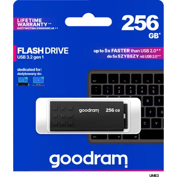 USB flash disk USB flash disk Goodram USB 3.2 256GB černý