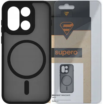 Pouzdro na mobilní telefon Zadní Kryt SUPERO pro OnePlus 15, černý, matný, magnetické pouzdro, ochrana