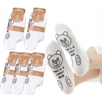 Dámské ponožky 5 x KOTNÍKOVÉ PONOŽKY BAVLNĚNÉ PŘÍRODNÍ nízké PONOŽKY Barevné