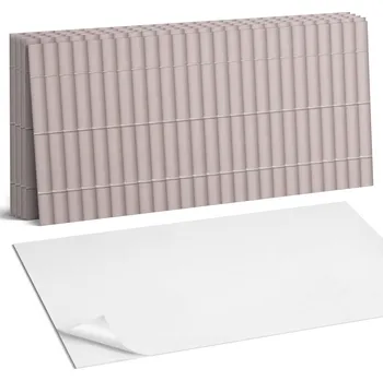 Obklad Samolepicí vinylové obkladové panely na zeď, rovnoběžné pruhy, textura 6 Ks 60x30 cm