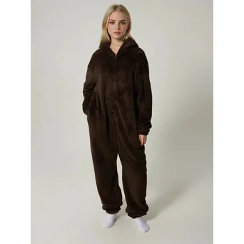 Dámské tričko Pyžamová souprava - M/L - House - tmavě hnědá - 925IN-89X