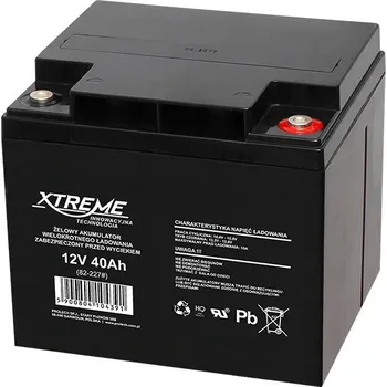 Baterie olověná 12V / 40Ah Xtreme 82-227 gelový akumulátor 114712V40