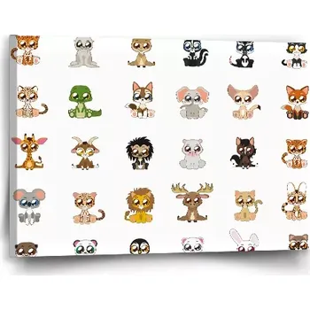 Obraz Sablio Obraz Zvířátka 4 - 60x40 cm