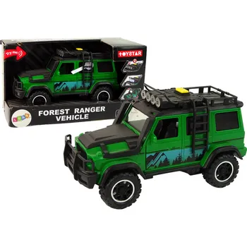 autíčko Zelené terénní auto 1:14 se světly a zvukem