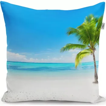 Polštář Sablio Polštář Palma na pláži - 40x40 cm