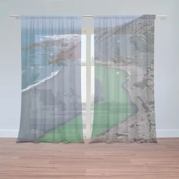 Záclona Sablio Záclony Černé pobřeží: 2ks 150x250cm