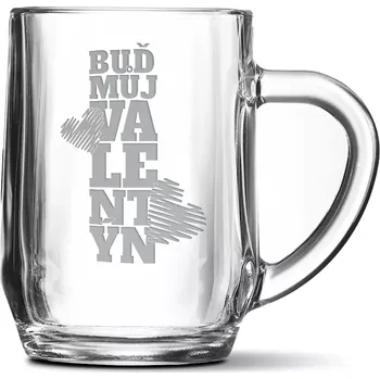 Sklenice Sablio Půllitr Buď můj Valentýn 2: 0,5