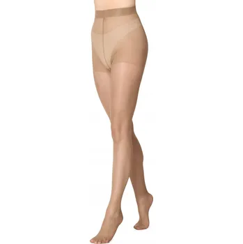 Dámské punčochy Punčocháče dámské 15 DEN hladké punčocháče barevné MS-C5100 Béžová 5