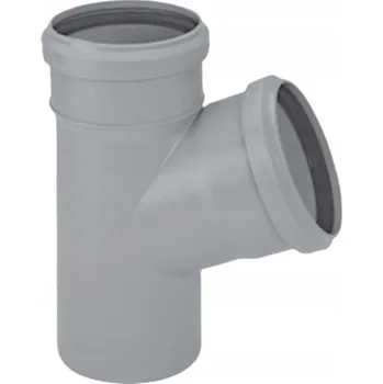 kanalizace Kanalizační tvarovka vnitřní T-rozdělovač červená 160X110 45St Ht Plus Šedá