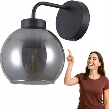 Nástěnné svítidlo Nástěnné svítidlo Italux černé E27 40 W