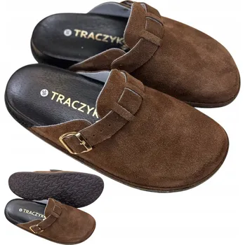 Dámské pantofle TRACZYK ORTOPEDICKÉ NAZOUVÁKY PROFILOVANÉ PŘÍRODNÍ KŮŽE FUSBET vel. 38