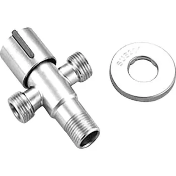 Ventil Slovarm ventil rohový kombinovaný, 1/2"x3/8"x3/4", nerez