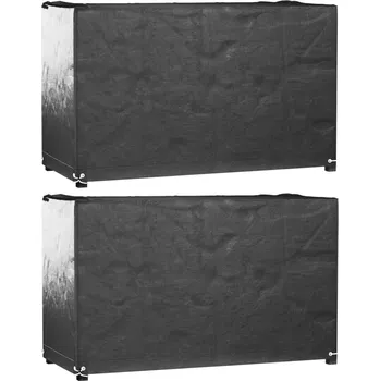 Krycí plachta Plachty na zahradní nábytek 2 ks s 8 očky 170x94x70 cm obdélník IM_3155346