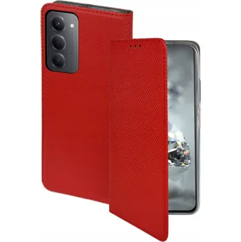 Pouzdro na mobilní telefon Pouzdro s klopou BBE pro Xiaomi, Redmi 15C 5G, červené