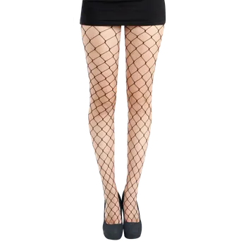 Dámské erotické punčochy Punčocháče Gotika z Pamela Mann - Extra dlouhé síťované punčochy - Ženy - černá