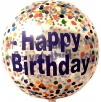Balónek Fóliový balónek 4D Všechno nejlepší k narozeninám (45 cm)
