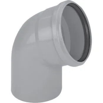 Kanalizační potrubí Vnitřní kanalizační tvarovka Koleno 160 87° HT Plus Šedá