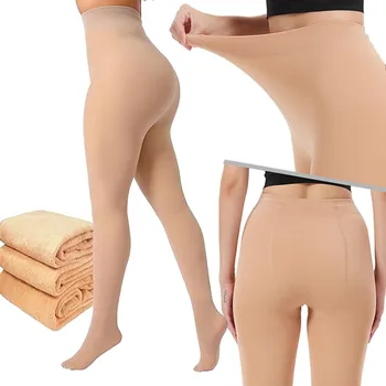 Dámské punčochy Punčocháče teplé zimní TERMO zeštíhlující punčocháče L