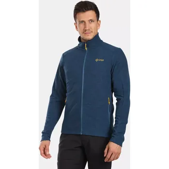 Pánská mikina Pánská fleecová mikina Kilpi GLAMER-M tmavě modrá 3XL