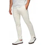 Pánské tepláky 100% bavlna krémové V11 OM-PABS-0206 XL