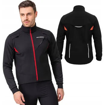 Cyklistická bunda Zimní cyklistická bunda voděodolná větruodolná zateplená reflexní, XXL