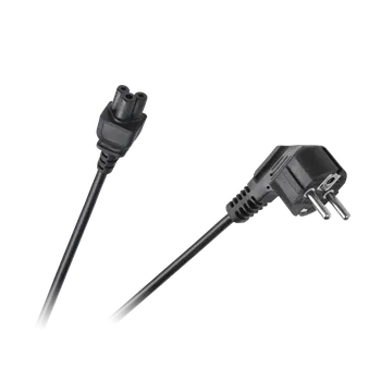 Napájecí kabel CABLETECH Napájecí kabel k notebooku 1,5m Eco-Line "trojlístek"