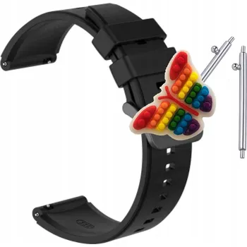 Ostatní příslušenství k chytrým hodinkám Pásek Řemínek Silikon Spona Barva pro Samsung Galaxy Watch Active 2 44 mm