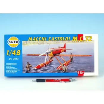 letadlo a vrtulník Směr Model Macchi Castoldi M.C.72 1:48 17,5x19cm v krabici 31x13,5x3,5cm
