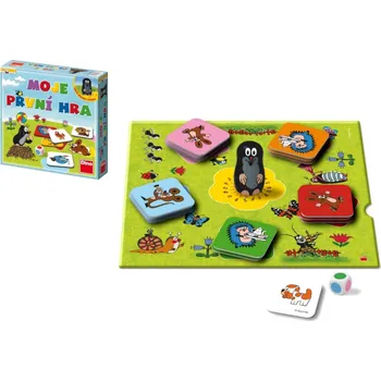 Desková hra Dino Moje první hra Krtek společenská hra v krabici 29x29x7cm