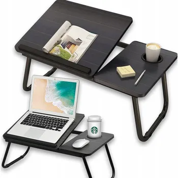 CoolStaff Skládací Stolek Pod Notebook Knihu Podložka Do Postele Snídaňový