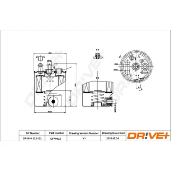 Palivový filtr Palivový filtr DRIVE+ DP1110.13.0122