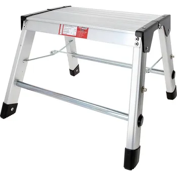 Schůdek KS Tools 800.0975 hliník sklápěcí schůdky stříbrná, černá