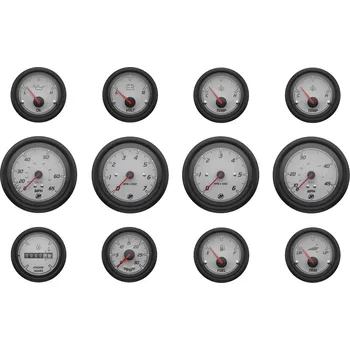 Lodní motor Original Mercury Sport White Face Black Bezel Varianta: WATER TEMP C-H (120-240)