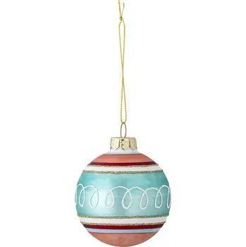 Vánoční dekorace Bloomingville Skleněná vánoční baňka Kota Bloomingville Kota Ornament, Blue, Glass
