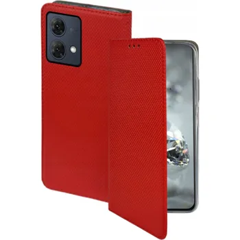 Pouzdro na mobilní telefon Pouzdro s klopou BBE CASE pro Motorola Moto G82 5G červené