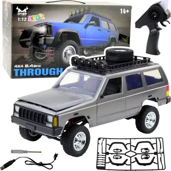 RC model auta Terénní auto MN78 dálkově ovládané RC 4x4 stříbrné 1:12