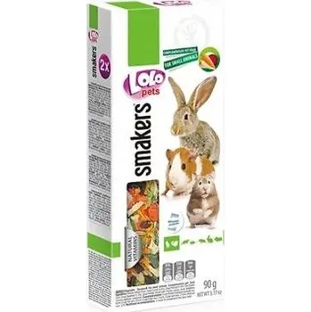 Pro hlodavce LOLO pamlsky tyčinka 0,09 kg pro křeček, osmák degu, králíka, myš, potkana, činčilu, morče