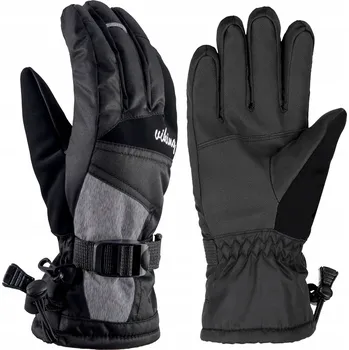 Rukavice Dámské lyžařské rukavice Viking Ronda, černo-šedé, velikost 7