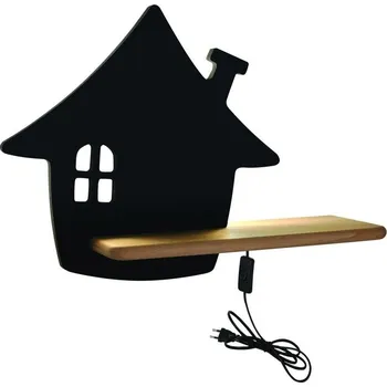 Nástěnné svítidlo Nástěnné svítidlo 4W LED 4000K kp iq kids s kabelem černé