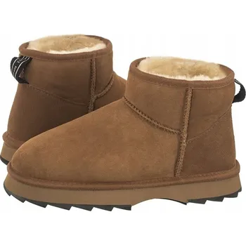 Dámská zimní obuv EMU Australia Sharky sněhule dámské kotníkové boty W12548 Chestnut/Black vel. 38