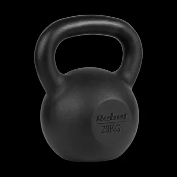 Litinový kettlebell 28kg, REBEL ACTIVE