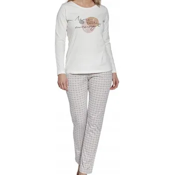 Dámské noční prádlo Cornette dámské pyžamo bavlna 655/362 Today bílé, velikost S